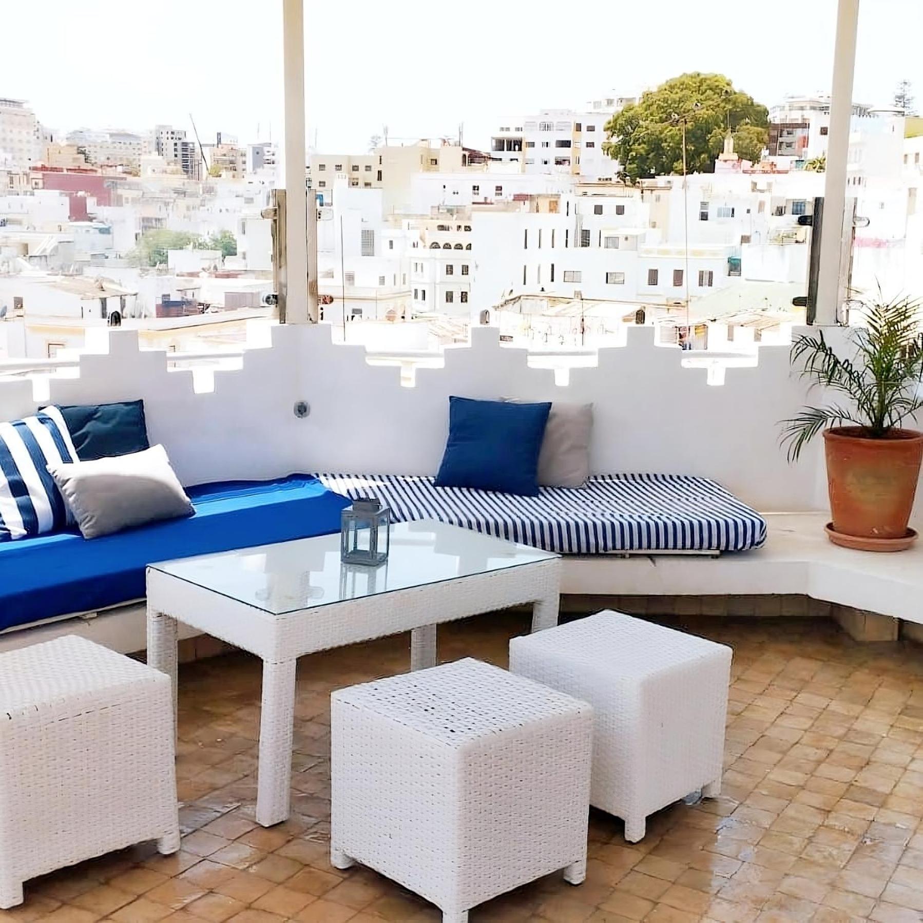 Maison Medina, Terrasse Panoramique, Vue Mer Tangier Exterior photo